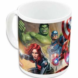 Taza Mug The Avengers Infinity Blanco Cerámica Rojo (350 ml)
