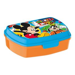 Fiambrera para Sandwich Mickey Mouse Happy smiles Plástico Rojo Azul (17 x 5.6 x 13.3 cm) Precio: 7.95000008. SKU: S4305128