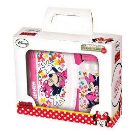 Set de Menaje Infantil Minnie Mouse Lucky 21 x 18 x 7 cm Rosa