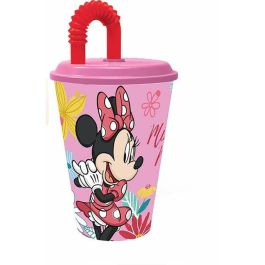 Vaso con Pajita Minnie Mouse Spring Look 430 ml Precio: 4.94999989. SKU: B1C92G9S8F