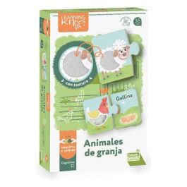 Puzzle animales de granja. con tela sobre el cuerpo de los animales Precio: 9.9825. SKU: S2412109