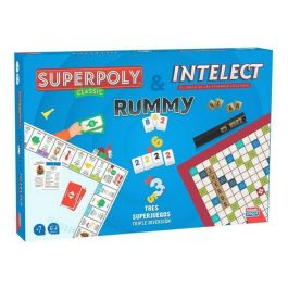 Juego Falomir Superpoly, Intelect & Rummy
