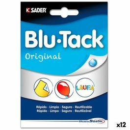 Masilla Bostik Blu Tack Reutilizable (12 Unidades)