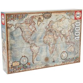Puzzle Educa 14827 World Map 4000 Piezas Precio: 65.94999972. SKU: B18LGE66XF