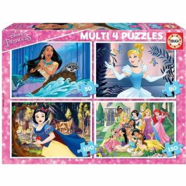 Set de 4 Puzzles Disney Princess Educa 17637 380 Piezas