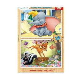 Puzzle Madera Disney Animals Dumbo+Bambi 2X16 Piezas Educa Borras 18079 Puzzle Madera Disney Animals Dumbo+Bambi 2X16 Piezas Educa Borras 18079