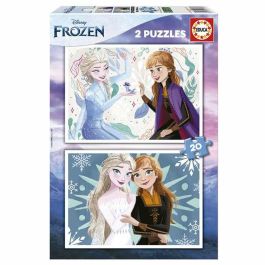 Set de 2 Puzzles Frozen 20 Piezas