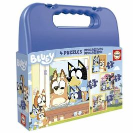 Maleta Puzzles Progresivos Bluey 12-16-20-25 Educa 19830 Precio: 14.49999991. SKU: B14VH97W2J