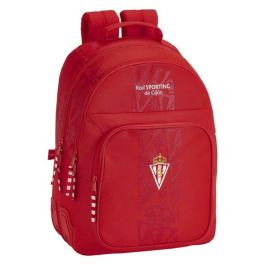 Mochila Escolar Real Sporting de Gijón Rojo