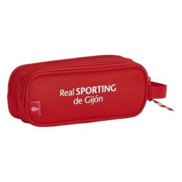 Portatodo doble real sporting de gijon c 21x8x6 cm