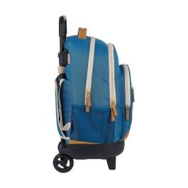 Mochila Escolar con Ruedas Compact National Geographic Explorer Azul Marrón Mochila Escolar con Ruedas Compact National Geographic Explorer Azul Marrón