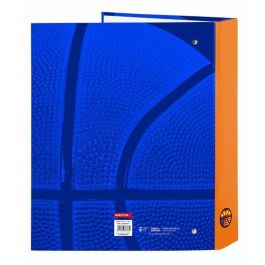 Carpeta f. 4 anillas lomo ancho valencia basket 27x33x6cm