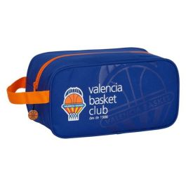 Zapatillero de Viaje Valencia Basket Azul Naranja (29 x 15 x 14 cm)