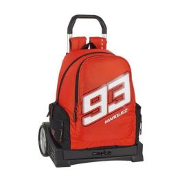 Mochila Escolar con Ruedas Evolution Marc Marquez Negro Rojo Mochila Escolar con Ruedas Evolution Marc Marquez Negro Rojo