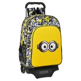 Mochila Escolar con Ruedas Minions M313L Negro Blanco Amarillo 14 L Mochila Escolar con Ruedas Minions M313L Negro Blanco Amarillo 14 L