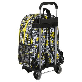 Mochila Escolar con Ruedas Minions M313L Negro Blanco Amarillo 14 L Mochila Escolar con Ruedas Minions M313L Negro Blanco Amarillo 14 L