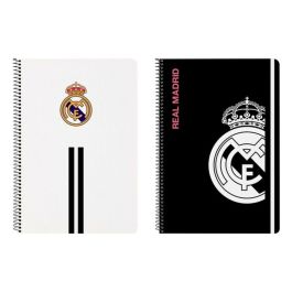 Libreta de Anillas Real Madrid C.F. M066 Negro Blanco A4 Precio: 6.95000042. SKU: S4300698