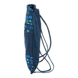 Bolsa Mochila con Cuerdas Retro BlackFit8 M196A Azul marino