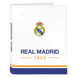 Carpeta de anillas Real Madrid C.F. Azul Blanco A4 26.5 x 33 x 4 cm Precio: 6.95000042. SKU: S4304627