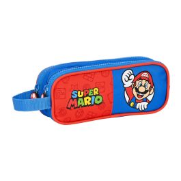 Portatodo Doble Super Mario Rojo Azul (21 x 8 x 6 cm)