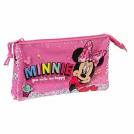 Portatodo Triple Minnie Mouse Lucky Rosa 22 x 12 x 3 cm Precio: 7.95000008. SKU: S4305090
