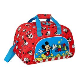 Bolsa de Deporte Mickey Mouse Clubhouse Happy SMiles Rojo Azul (40 x 24 x 23 cm)