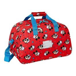 Bolsa de Deporte Mickey Mouse Clubhouse Happy SMiles Rojo Azul (40 x 24 x 23 cm)