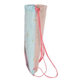 Bolsa Mochila con Cuerdas Santoro Estella Rosa Verde (35 x 40 x 1 cm)
