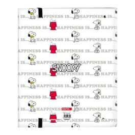 Carpeta de anillas Snoopy Friends forever Blanco A4 Menta (27 x 32 x 3.5 cm) (35 mm)