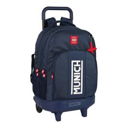 Mochila Escolar con Ruedas Munich Storm Azul marino 22 L Mochila Escolar con Ruedas Munich Storm Azul marino 22 L