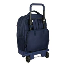 Mochila Escolar con Ruedas Munich Storm Azul marino 22 L Mochila Escolar con Ruedas Munich Storm Azul marino 22 L