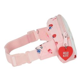 Riñonera Hello Kitty Happiness girl Rosa Blanco (14 x 11 x 4 cm) Riñonera Hello Kitty Happiness girl Rosa Blanco (14 x 11 x 4 cm)