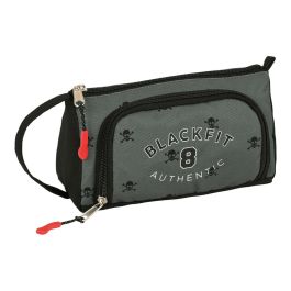 Estuche Escolar BlackFit8 Skull Negro Gris 20 x 11 x 8.5 cm (32 Piezas) Estuche Escolar BlackFit8 Skull Negro Gris 20 x 11 x 8.5 cm (32 Piezas)