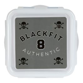 Fiambrera BlackFit8 Skull Poliuretano Negro Gris (13 x 7.5 x 13 cm)