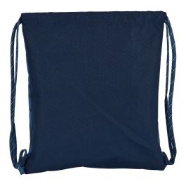 Bolsa Mochila con Cuerdas BlackFit8 Stamp Azul (35 x 40 x 1 cm)