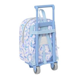 Mochila Escolar con Ruedas Frozen Memories Plateado Azul Blanco 22 x 28 x 10 cm Mochila Escolar con Ruedas Frozen Memories Plateado Azul Blanco 22 x 28 x 10 cm