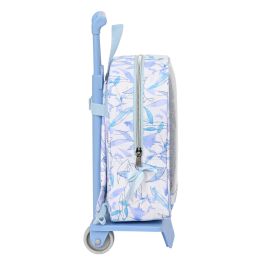 Mochila Escolar con Ruedas Frozen Memories Plateado Azul Blanco 22 x 28 x 10 cm Mochila Escolar con Ruedas Frozen Memories Plateado Azul Blanco 22 x 28 x 10 cm
