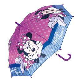 Paraguas Automático Minnie Mouse Lucky Rosa (Ø 84 cm)