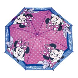 Paraguas Automático Minnie Mouse Lucky Rosa (Ø 84 cm)