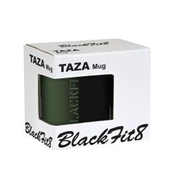 Taza Mug BlackFit8 Gradient Cerámica Negro Verde militar (350 ml)