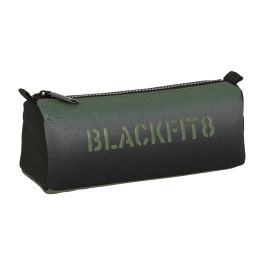Estuche Escolar BlackFit8 Gradient Negro Verde militar (21 x 8 x 7 cm)
