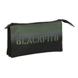 Portatodo Triple BlackFit8 Gradient Negro Verde militar (22 x 12 x 3 cm)