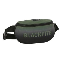 Riñonera BlackFit8 Gradient Negro Verde militar (23 x 14 x 9 cm)