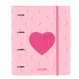 Carpeta de anillas Safta CorazÓn A4 Rosa (27 x 32 x 3.5 cm) Precio: 7.49999987. SKU: S4306843