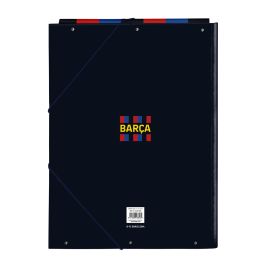 Carpeta F.C. Barcelona Granate Azul marino A4 (26 x 33.5 x 2.5 cm)