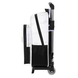 Mochila Escolar con Ruedas Real Madrid C.F. Negro Blanco (28 x 34 x 10 cm) Mochila Escolar con Ruedas Real Madrid C.F. Negro Blanco (28 x 34 x 10 cm)