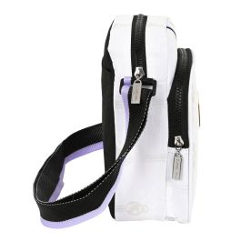 Bolso Bandolera Real Madrid C.F. Negro Blanco (16 x 22 x 6 cm)