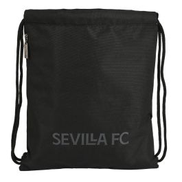 Bolsa Mochila con Cuerdas Sevilla Fútbol Club Teen 35 x 40 x 1 cm Negro