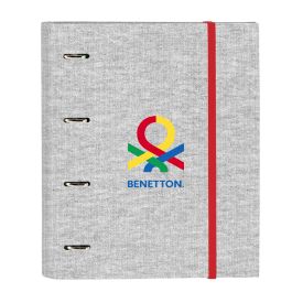 Carpeta de anillas Benetton Pop Gris (27 x 32 x 3.5 cm) Precio: 11.94999993. SKU: S4308047