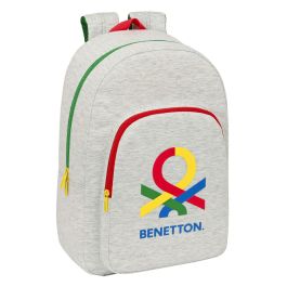 Mochila Escolar Benetton Pop Gris (30 x 46 x 14 cm)